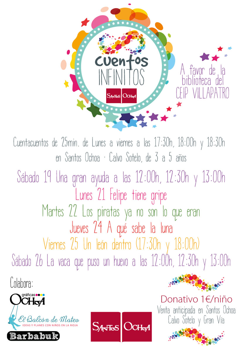 Cuentos Infinitos. Del 19 al 26 de enero