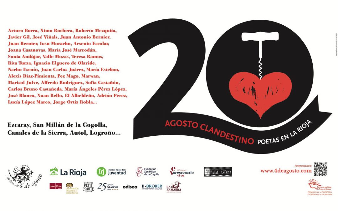 20 Agosto Clandestino. Poetas en La Rioja
