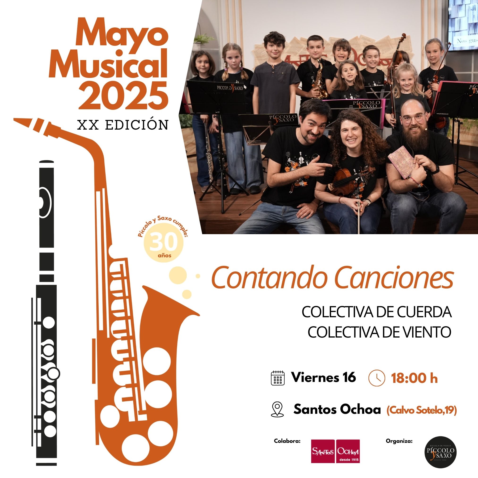 Contando Canciones. "La sinfonía de las bestias". Un cuento hecho música con los alumnos de la escuela Piccolo y Saxo