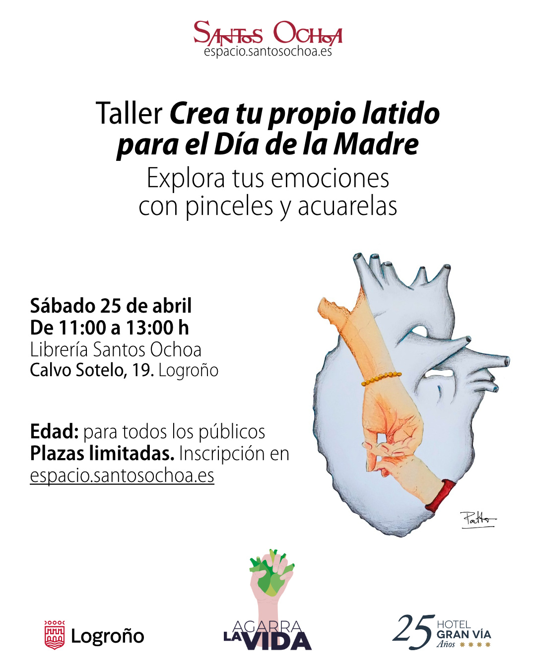 Taller "Crea tu propio latido para el Día de la Madre"